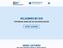 Tablet Screenshot of ocm.de