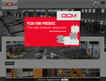 Tablet Screenshot of ocm.eu